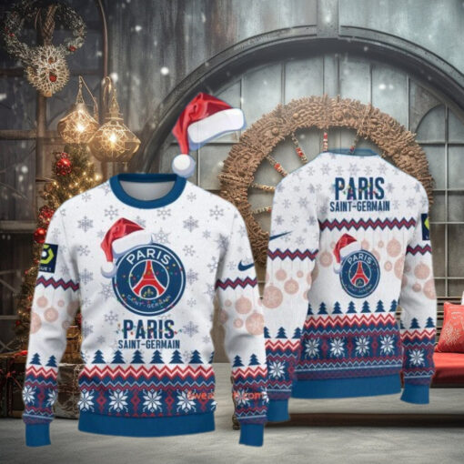 Paris Saint Germain 2024 Merry Christmas New Ugly Sweater
