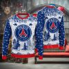 Paris Saint Germain Big Logo Pine Trees Big Fans Gift Christmas Sweater For Men And Women