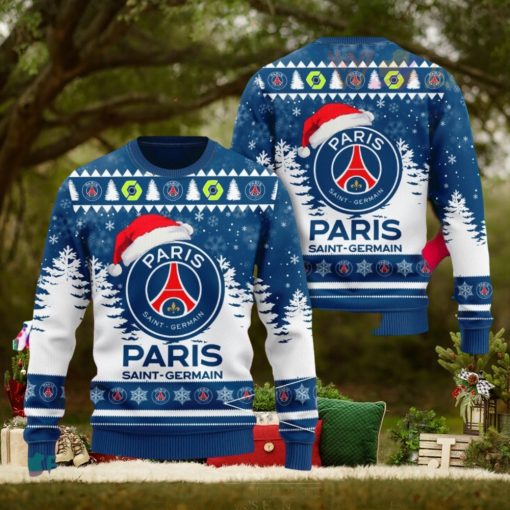 Paris Saint Germain PSG 3D Christmas Sweater 2023