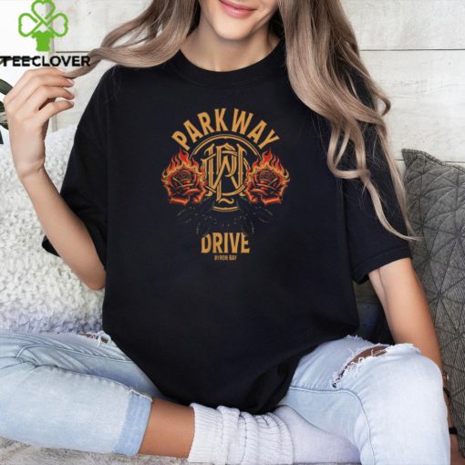 Parkway Drive Merch Rose & Flame Shirt