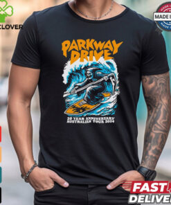 Parkway drive 20 year anniversary tour 2024 surfing reaper shirt