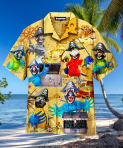 Parrot Pirate Just A Chasing Pirates The Booty Life Hawaiian Shirt