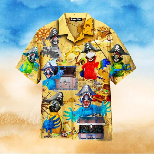 Parrot Pirate Just A Chasing Pirates The Booty Life Hawaiian Shirt