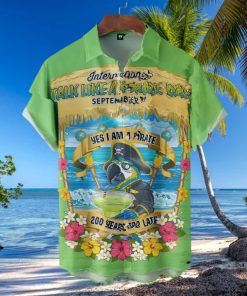 Parrot Yes I Am A Pirate 200 Yers Too Late Hawaiian Shirt