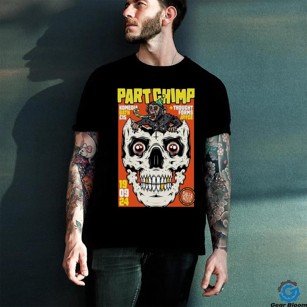 Part Chimp Sep 19 2024 Komedia Bath England Poster Shirt Part Chimp Sep 19 2024 Komedia Bath England Poster Shirt