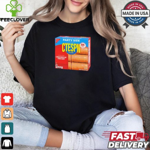 Party Size Ctespn Crackers t shirt