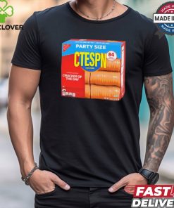 Party Size Ctespn Crackers t shirt
