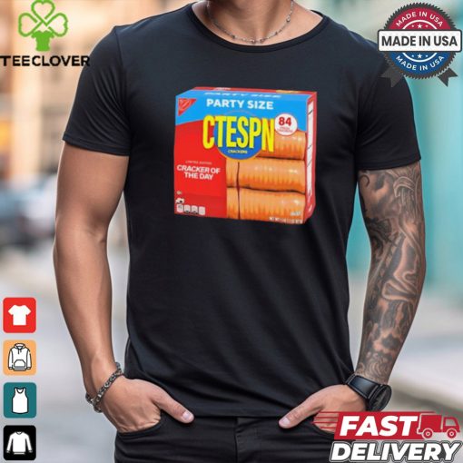 Party Size Ctespn Crackers t shirt