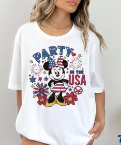 Party in the usa cute minnie mouse 2024 shirt