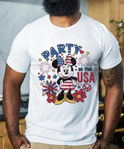 Party in the usa cute minnie mouse 2024 hoodie, sweater, longsleeve, shirt v-neck, t-shirt