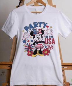 Party in the usa cute minnie mouse 2024 hoodie, sweater, longsleeve, shirt v-neck, t-shirt