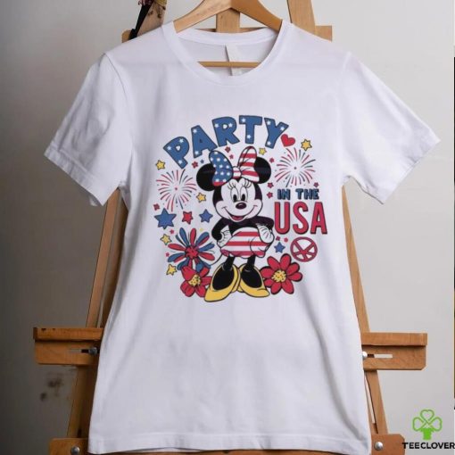 Party in the usa cute minnie mouse 2024 hoodie, sweater, longsleeve, shirt v-neck, t-shirt