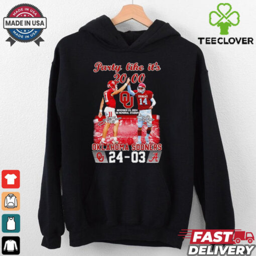 Party like it’s 2000 Oklahoma Sooners shirt