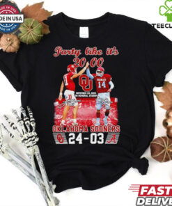 Party like it’s 2000 Oklahoma Sooners shirt
