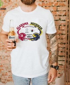 Pasadena Rose Bowl Game 2024 Playoff Semifinal Michigan Wolverines Vs Alabama Crimson Tide Shirt