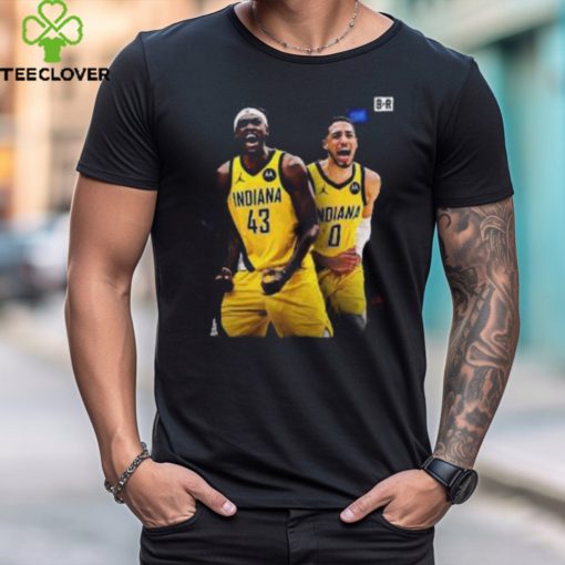 Pascal Siakam And Tyrese Haliburton Of Indiana Pacers T Shirt