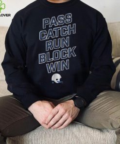 Pass Catch Run Block Win Shirt