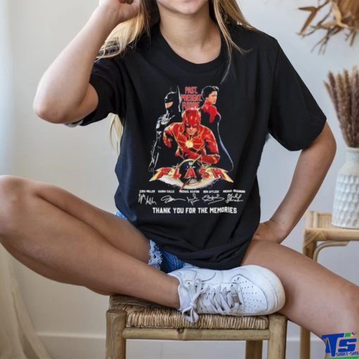 Past Present Future The Flash Thank You For The Memories T Shirt