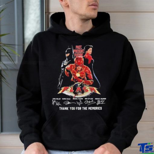 Past Present Future The Flash Thank You For The Memories T Shirt
