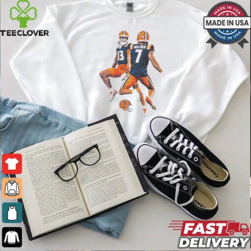 Pat Bryant And Kenari Wilcher Hang Time Illinois Football Graphic t shirt