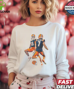 Pat Bryant And Kenari Wilcher Hang Time Illinois Football Graphic t shirt