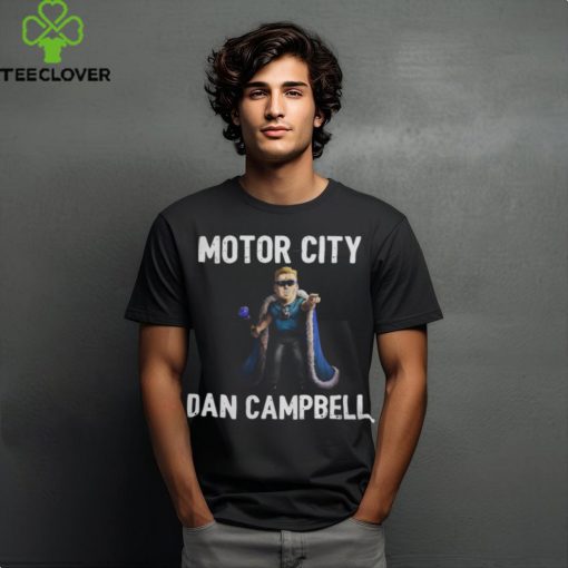 Pat Mcafee Show Merch Motor City Dan Campbell Detroit Lions T Shirt