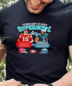 Patric Mahomes Vs Jalen Hurts Super Bowl Lvii Shirt