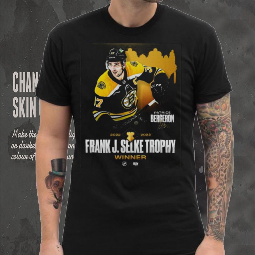 Patrice Bergeron 2022 2023 Frank J shirt Patrice Bergeron 2022 2023 Frank J shirt