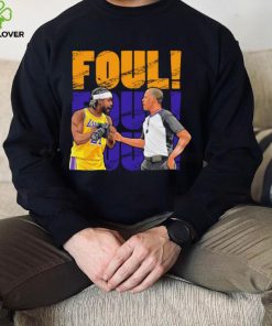 Patrick Beverley uses camera to show red LeBron foul t hoodie, sweater, longsleeve, shirt v-neck, t-shirt