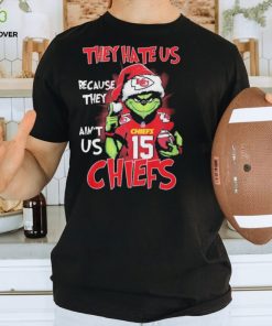 Patrick Mahomes Grinch Christmas They Hate Us Because Ain’t Us Chiefs Shirt