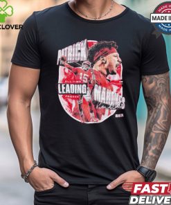 Patrick Mahomes Kansas City Chiefs NFL All Time Leading Passer signature t shirt