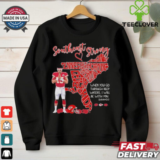 Patrick Mahomes Kansas City Chiefs Praying For Florida Southeast Strong Shirt