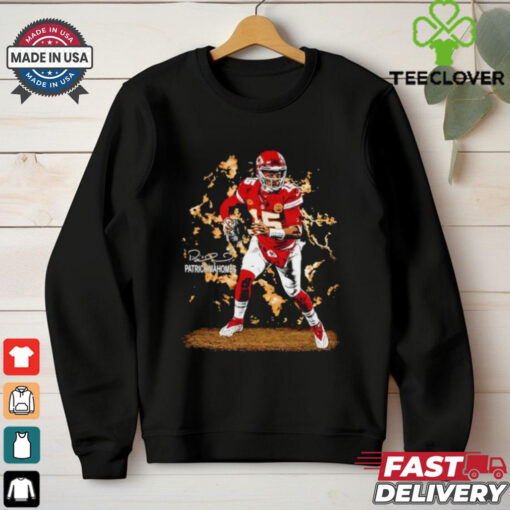 Patrick Mahomes Kansas City Chiefs signature shirt