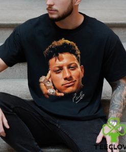 Patrick Mahomes Super Bowl Champ 3 Rings Greatest Of All Time GOAT Shirt