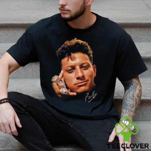 Patrick Mahomes Super Bowl Champ 3 Rings Greatest Of All Time GOAT Shirt