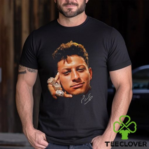 Patrick Mahomes Super Bowl Champ 3 Rings Greatest Of All Time GOAT Shirt