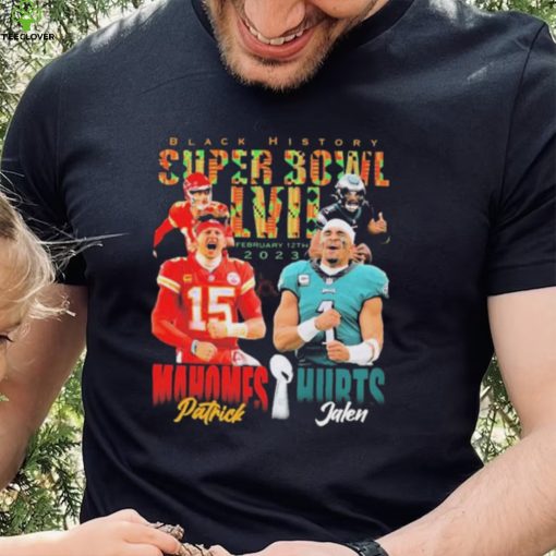 Patrick Mahomes Vs Jalen Hurts Black History Super Bowl LVII 2023 Shirt