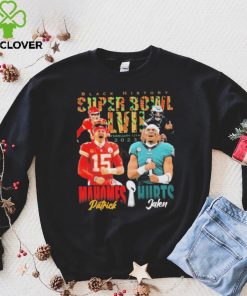 Patrick Mahomes Vs Jalen Hurts Black History Super Bowl LVII 2023 Shirt