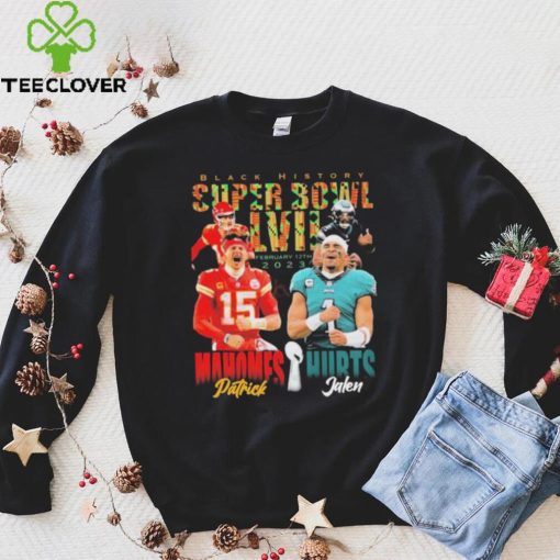 Patrick Mahomes Vs Jalen Hurts Black History Super Bowl LVII 2023 Shirt