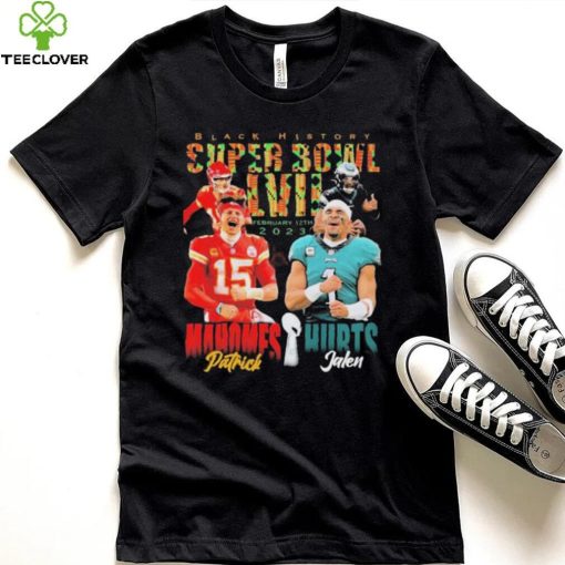 Patrick Mahomes Vs Jalen Hurts Black History Super Bowl LVII 2023 Shirt