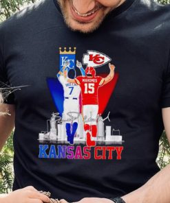 Kansas City Patrick Mahomes Bobby Witt Jr Signatures Shirt - Reallgraphics