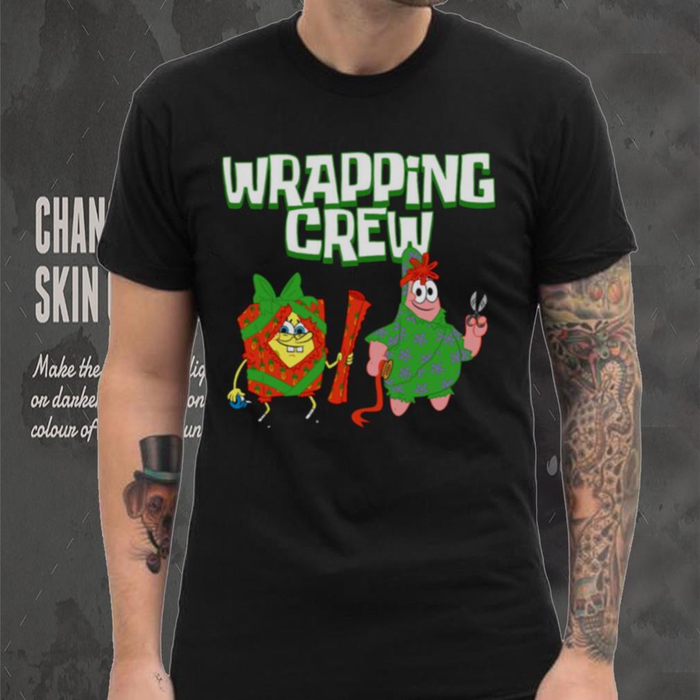 Patrick Star Wrapping Crew Christmas Halloween Spongebob Squarepants shirt Patrick Star Wrapping Crew Christmas Halloween Spongebob Squarepants shirt