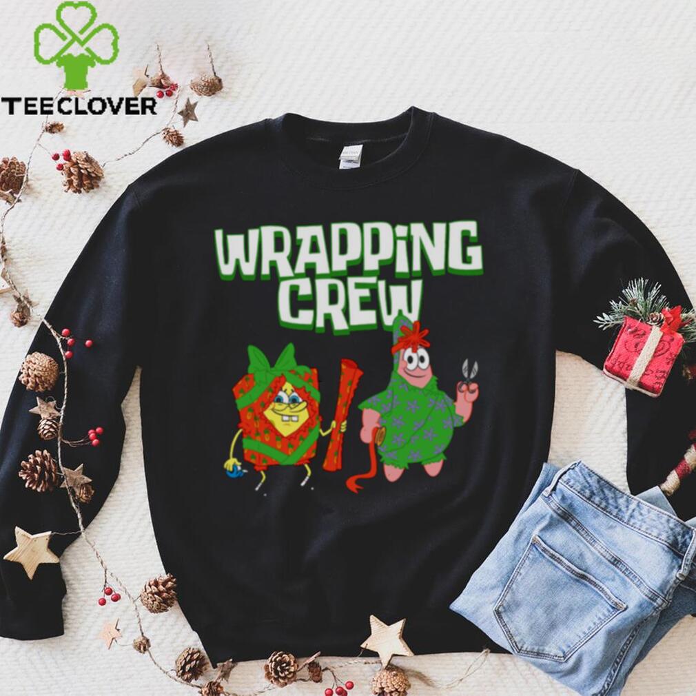 Patrick Star Wrapping Crew Christmas Halloween Spongebob Squarepants shirt Patrick Star Wrapping Crew Christmas Halloween Spongebob Squarepants shirt