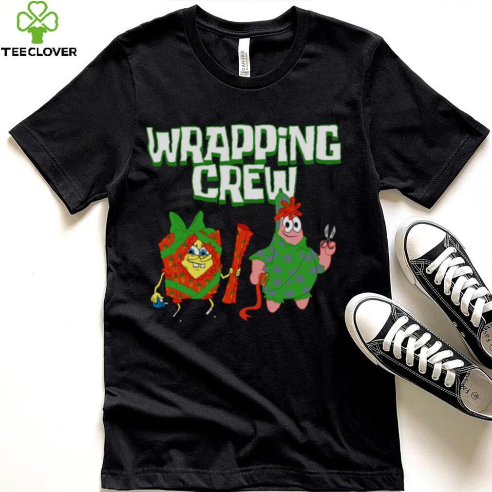 Patrick Star Wrapping Crew Christmas Halloween Spongebob Squarepants shirt Patrick Star Wrapping Crew Christmas Halloween Spongebob Squarepants shirt