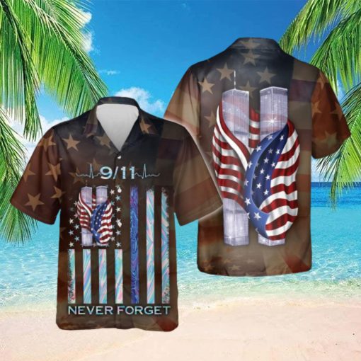 Patriot Day 911 Never Forget Hawaiian Shirt