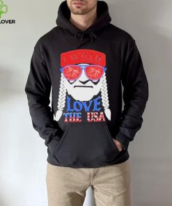 Patriotic distressed vintage I willie n love the usa willie nelson hoodie, sweater, longsleeve, shirt v-neck, t-shirt