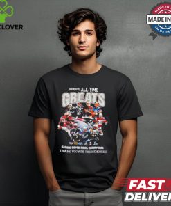Patriots All Time Greats Team Player Super Bowl Champions Thank You For The Memories Shirt