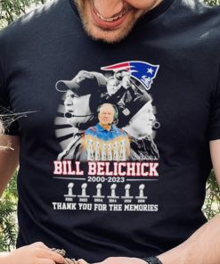 Patriots Bill Belichick 2000 2023 thank you for the memories hoodie, sweater, longsleeve, shirt v-neck, t-shirt