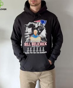 Patriots Bill Belichick 2000 2023 thank you for the memories hoodie, sweater, longsleeve, shirt v-neck, t-shirt