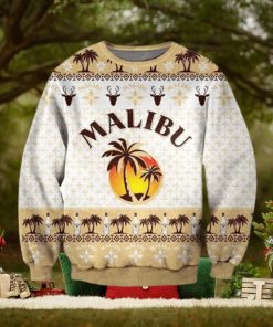 Pattern Malibu Rum Ugly Sweater Christmas Party